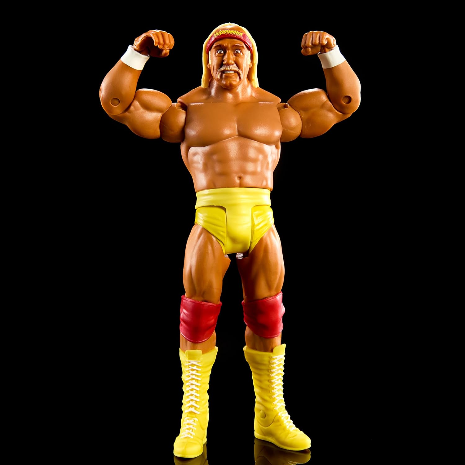 Mattel WWE Hulk Hogan Basic Action Figure, 10 Points of Articulation & Life-like Detail, 6-inch Collectible