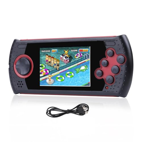 16 Bit Handheld Game for Kids Built-in 230 HD Classic Retro Video Games USB Rechargeable 3.0 Inch Childrens Travel Electronics Toys Portable Gaming Player System Gift for Boys Girls Ages 4-8-12