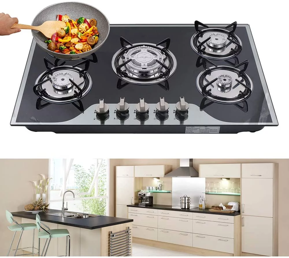 MIDUO 5 Gas Hobs Built-in Kitchen Cooker