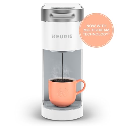 Keurig K-Slim Single Serve K-Cup Pod Coffee Maker, Multistream Technology, 3 Brew Sizes, Slim and Sleek Design, 46oz Removable Reservoir, Black