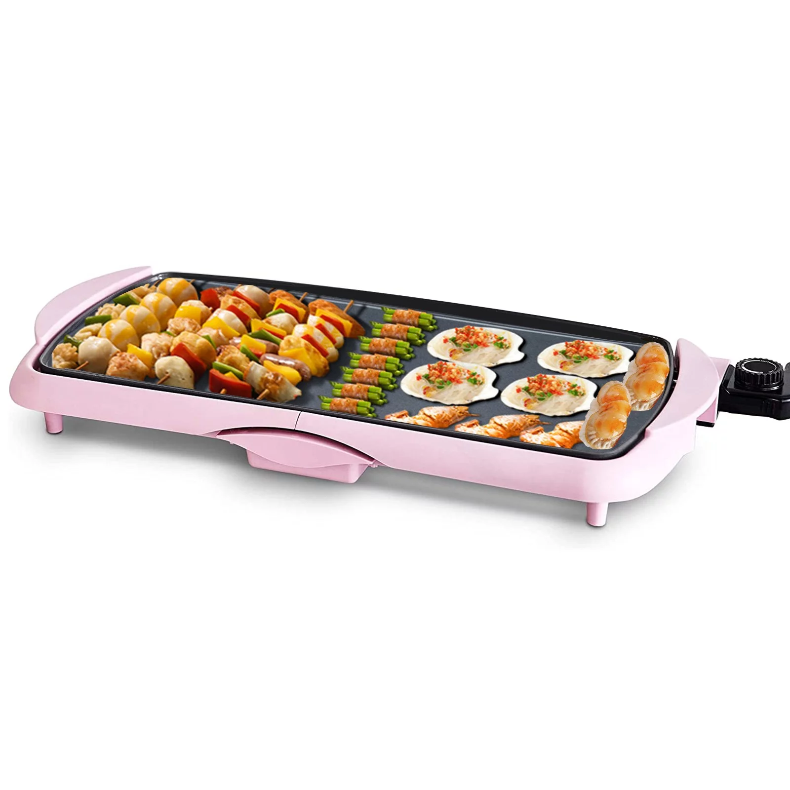 Extra Large Ceramic Electric Griddle Nonstick - for Pancakes Eggs Burgers (20