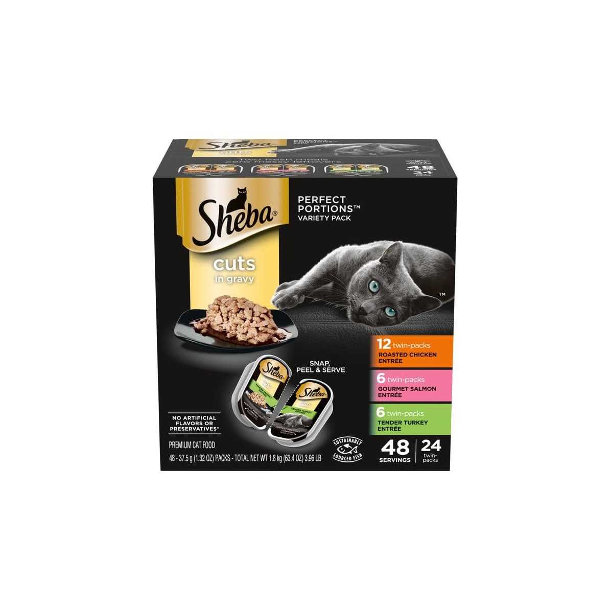Sheba Perfect Portions Cuts in Gravy - Pet Supplies online store