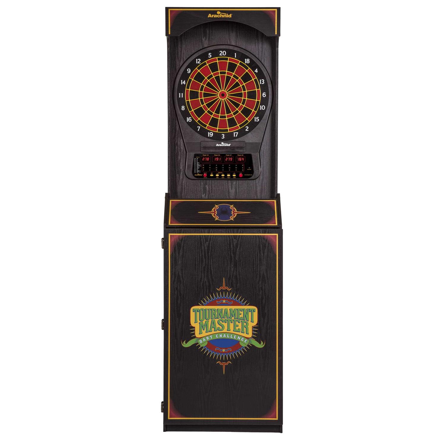 Arachnid Cricket Pro 650 Standing Electronic Dartboard with 24 Games, 132 Variations, and 6 Soft-Tip Darts Included - Sports Supplies Online Store