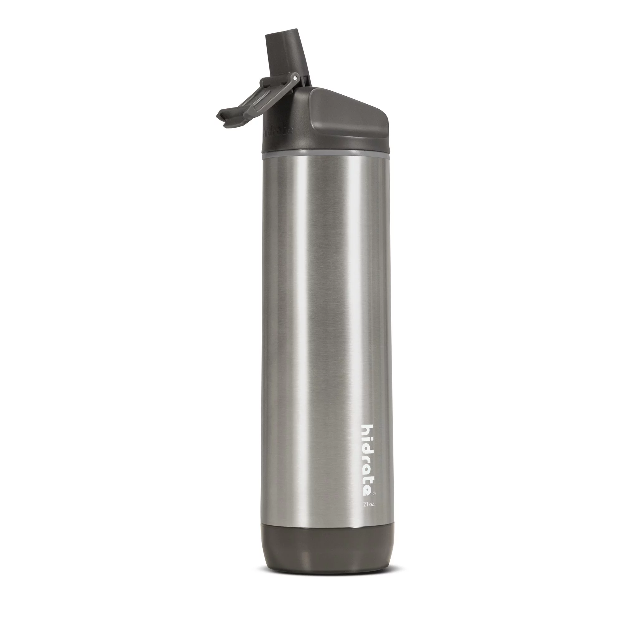 HidrateSpark STEEL - Insulated Stainless Steel Bluetooth Smart Water Bottle & Free Hydration Tracker App 21 oz. Straw Sea Glass
