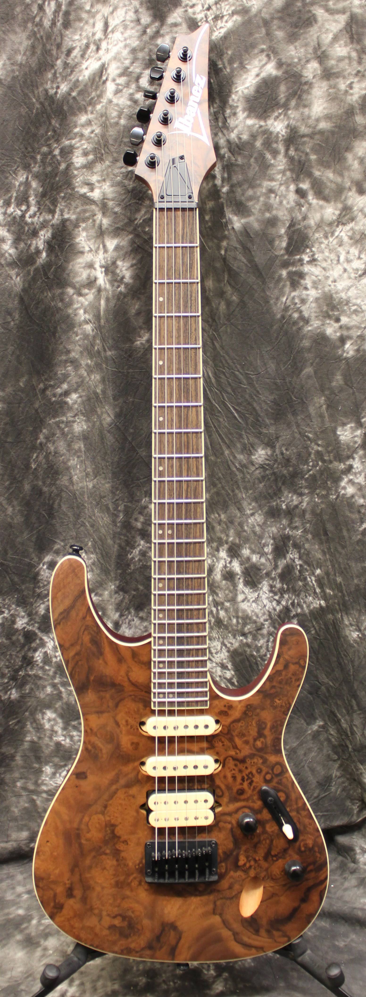 Ibanez SEW761CW S Standard Electric Guitar, Natural Flat