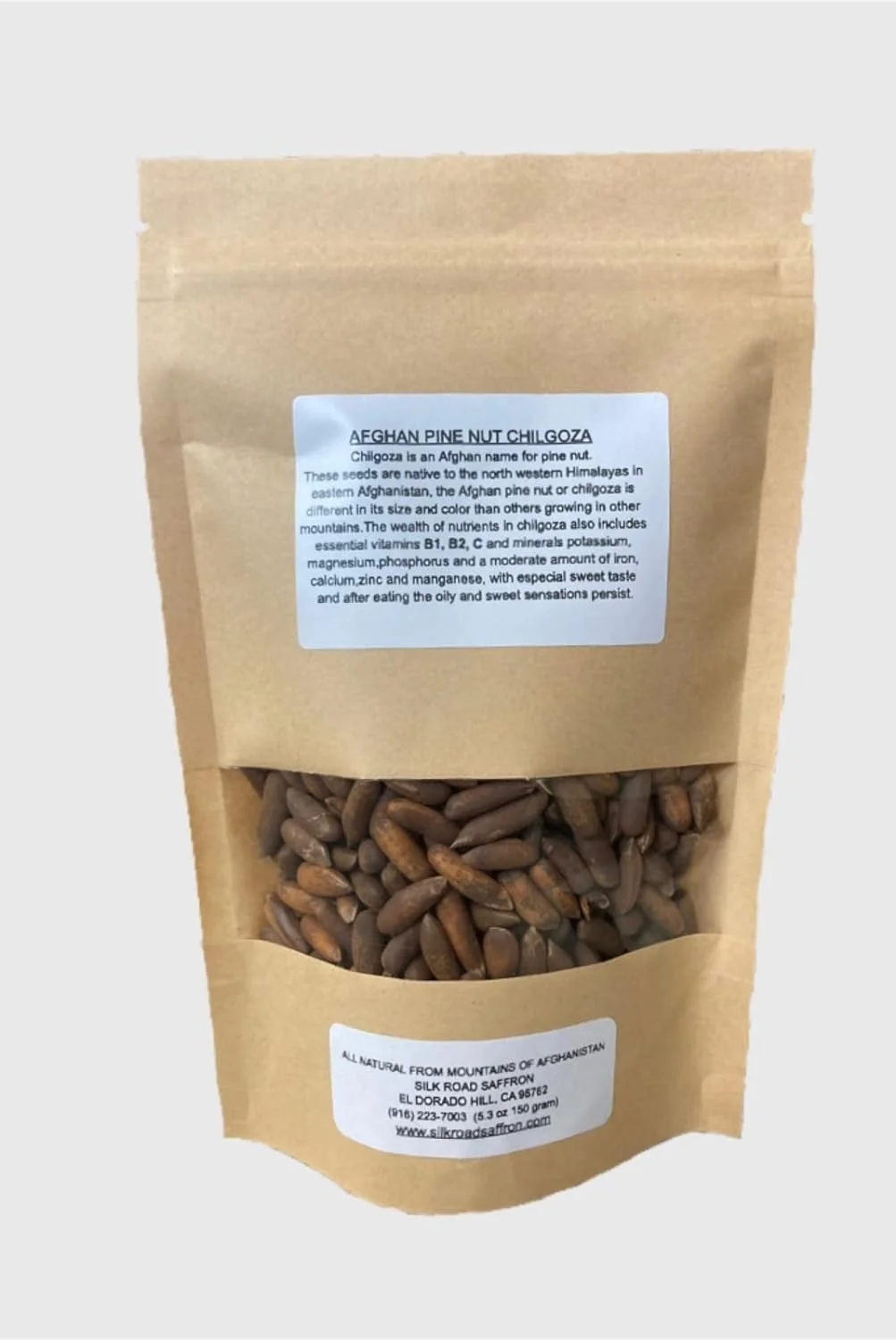 AFGHAN PINE NUT CHILGOZA PREMIUM FRESHLY ROASTED TO PERFECTION