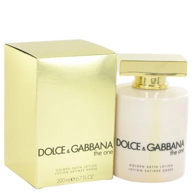 Dolce & Gabbana The One Perfumed Golden Satin Lotion, 6.7 Oz
