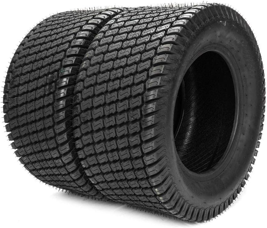 AutoForever Set of 2 PCS 24X12.00-12 Lawn Mower Tires 24x12x12 Garden Tractor Cart Turf Tires 4 Ply Tubless