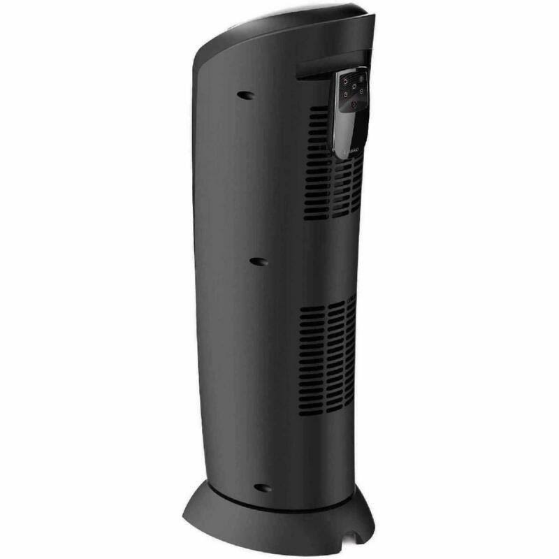 Lasko 1500W Ceramic Tower Space Heater with Remote, CT22410, Black
