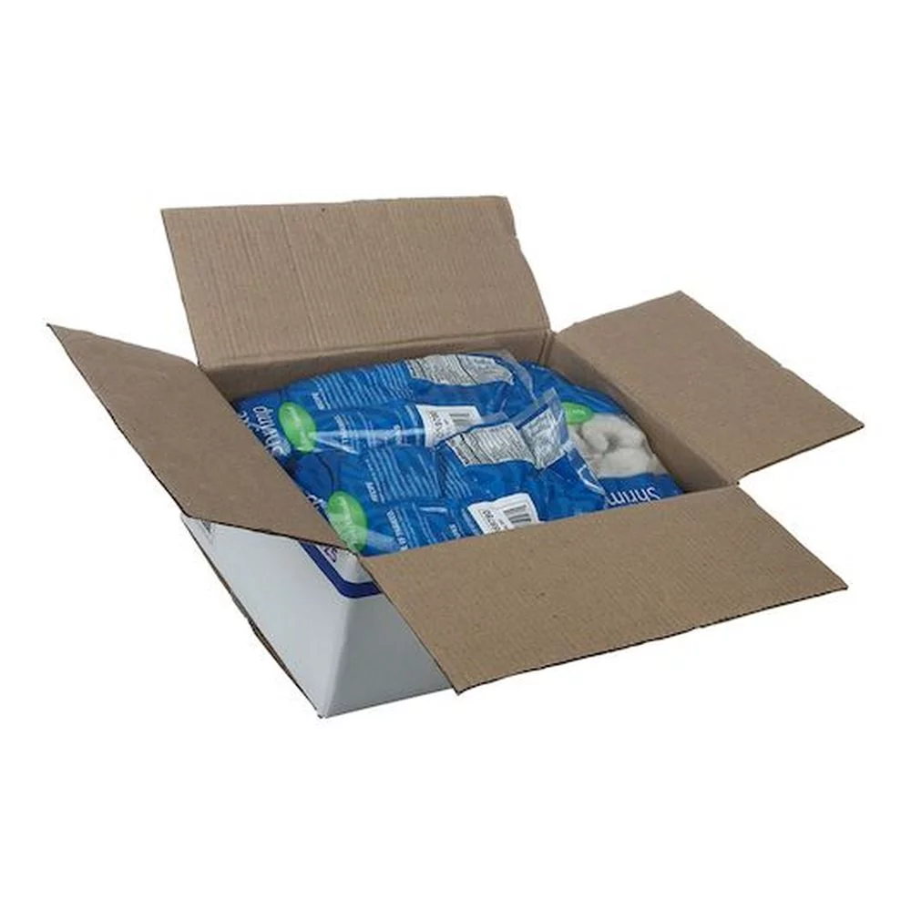 FPI Raw Peeled Deveined Tail Off White Shrimp 21 to 25 Count, 2 Pound -- 5 per case