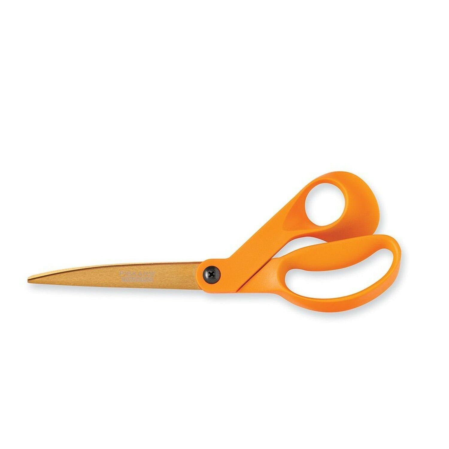 Fiskars 9 inch Serrated Titanium Nitride Shop Shears (12-96536984)