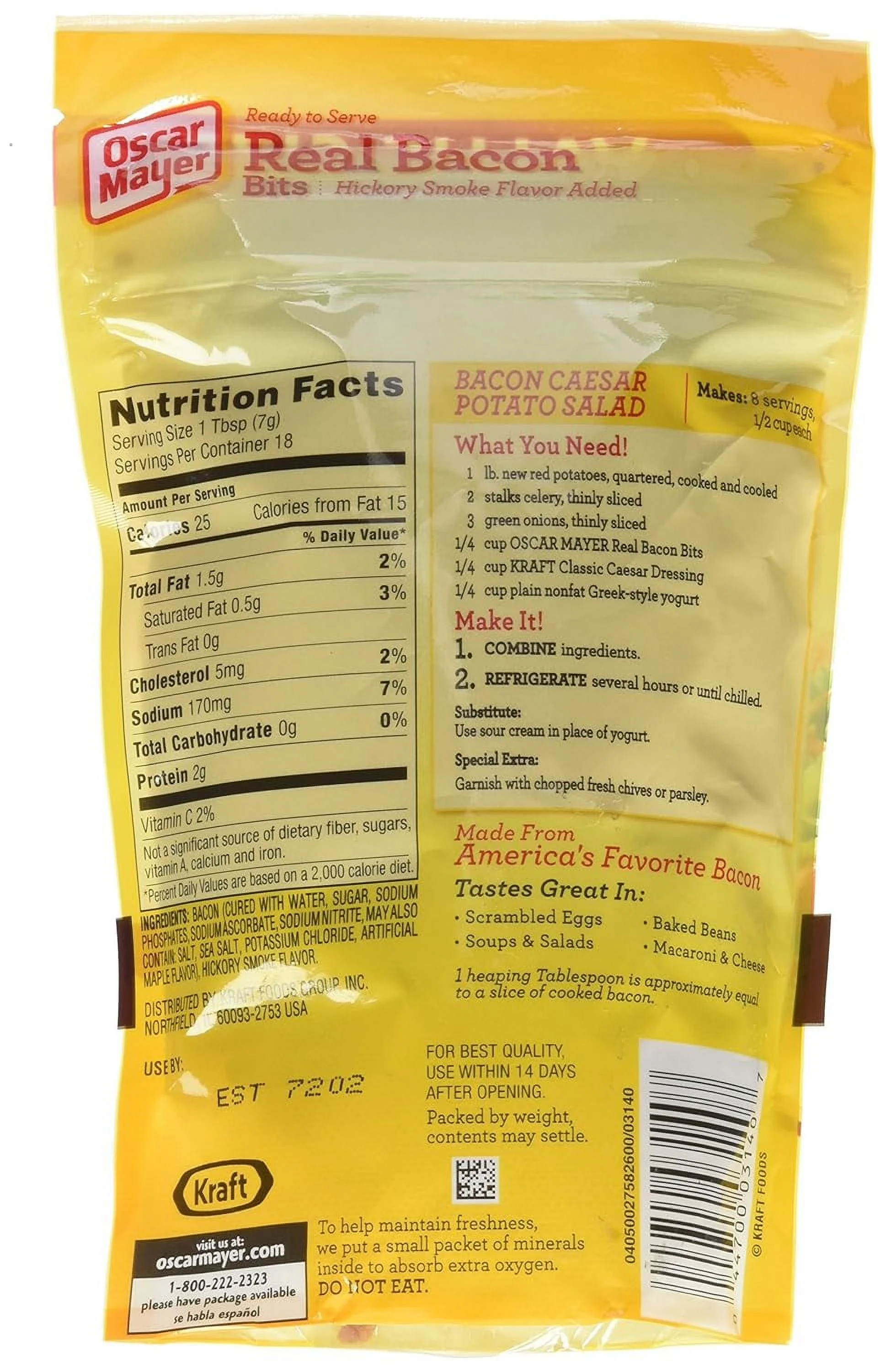 Real Bacon Bits 4.5 Oz Pouch