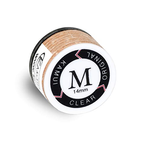 KAMUI Clear Brown Original Pool Cue Tip (Medium)