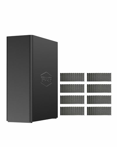 TERRAMASTER F4 SSD NAS Storage - 4Bay All SSD NAS Server N95 QuadCore CPU, 8GB DDR5 RAM, 5GbE Port, Palm-Sized High-Performance Network Attached Storage (Diskless)