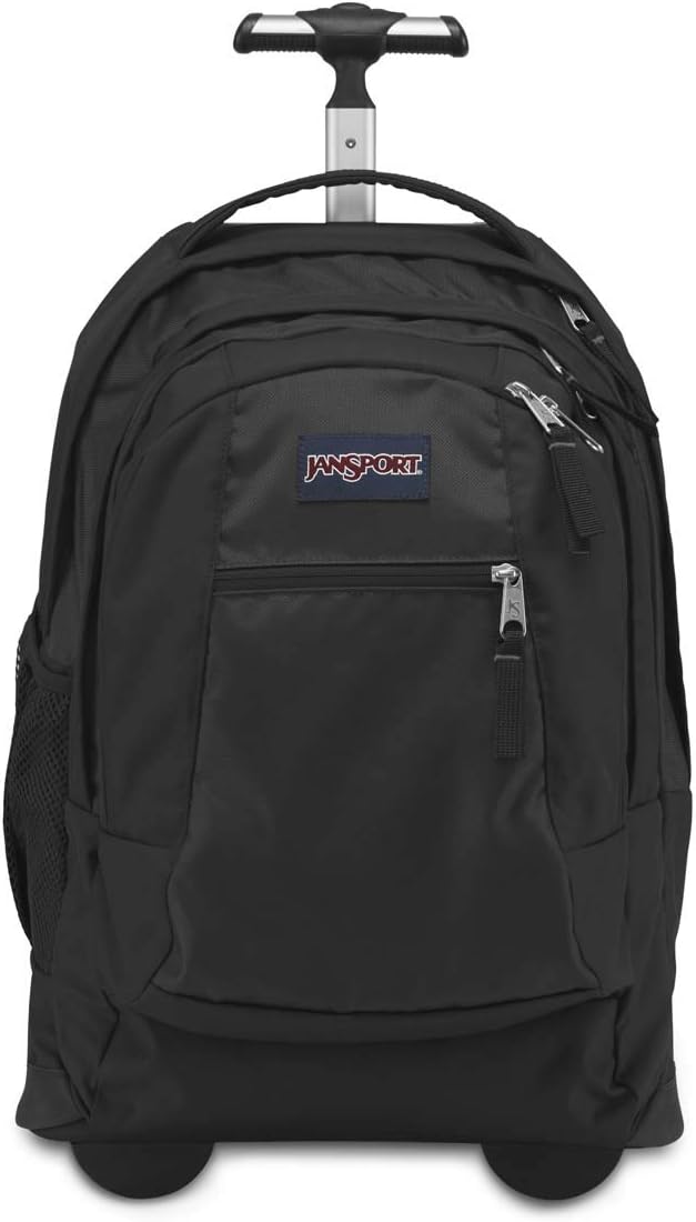 JanSport,Driver 8 Rolling Backpack - Black,One Size.