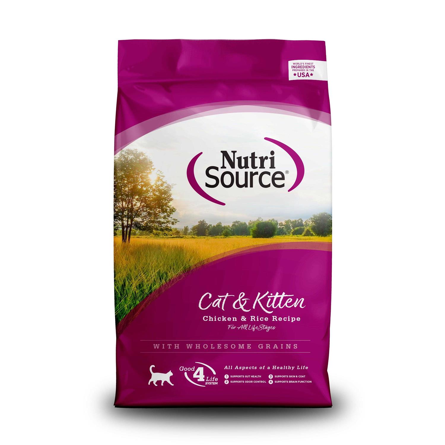 NutriSource Cat Kitten Dry Food, Chicken Rice - Pet Supplies online store