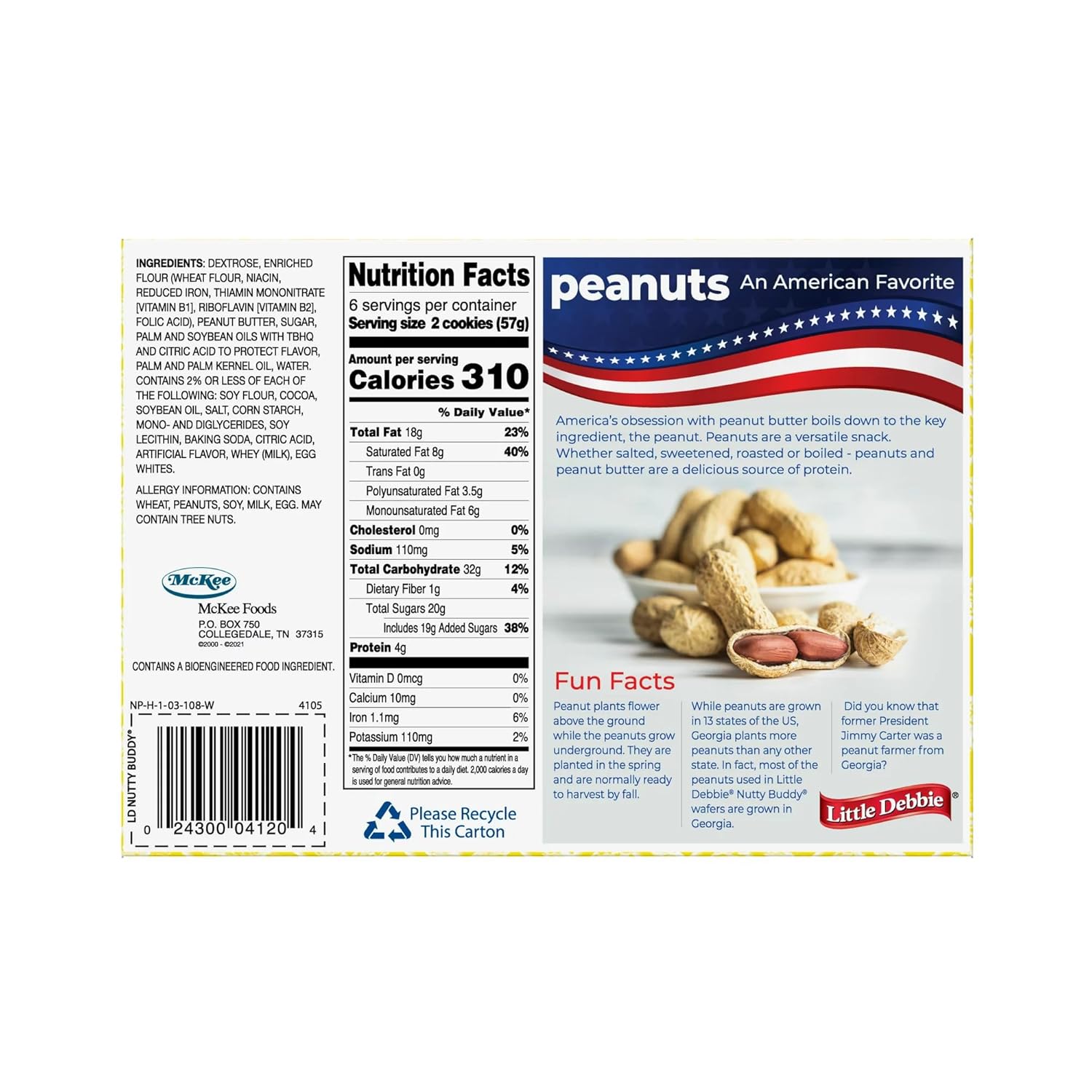 Little Debbie (Nutty Buddy, 4 boxes)