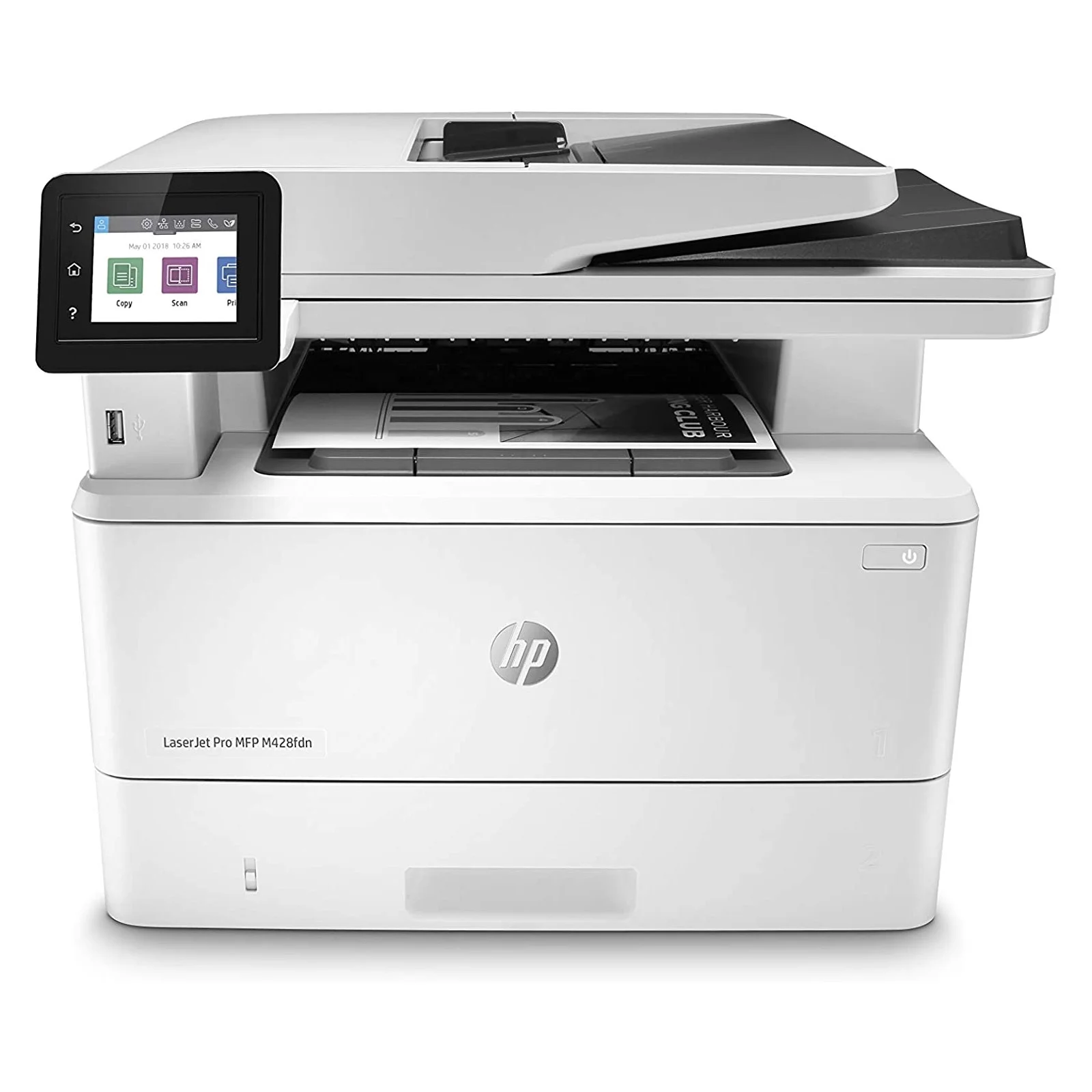 HP LaserJet Pro MFP M428fdn Wireless Multifunction Laser Printer, W1A29A, Open Box - Curated Treasures Market