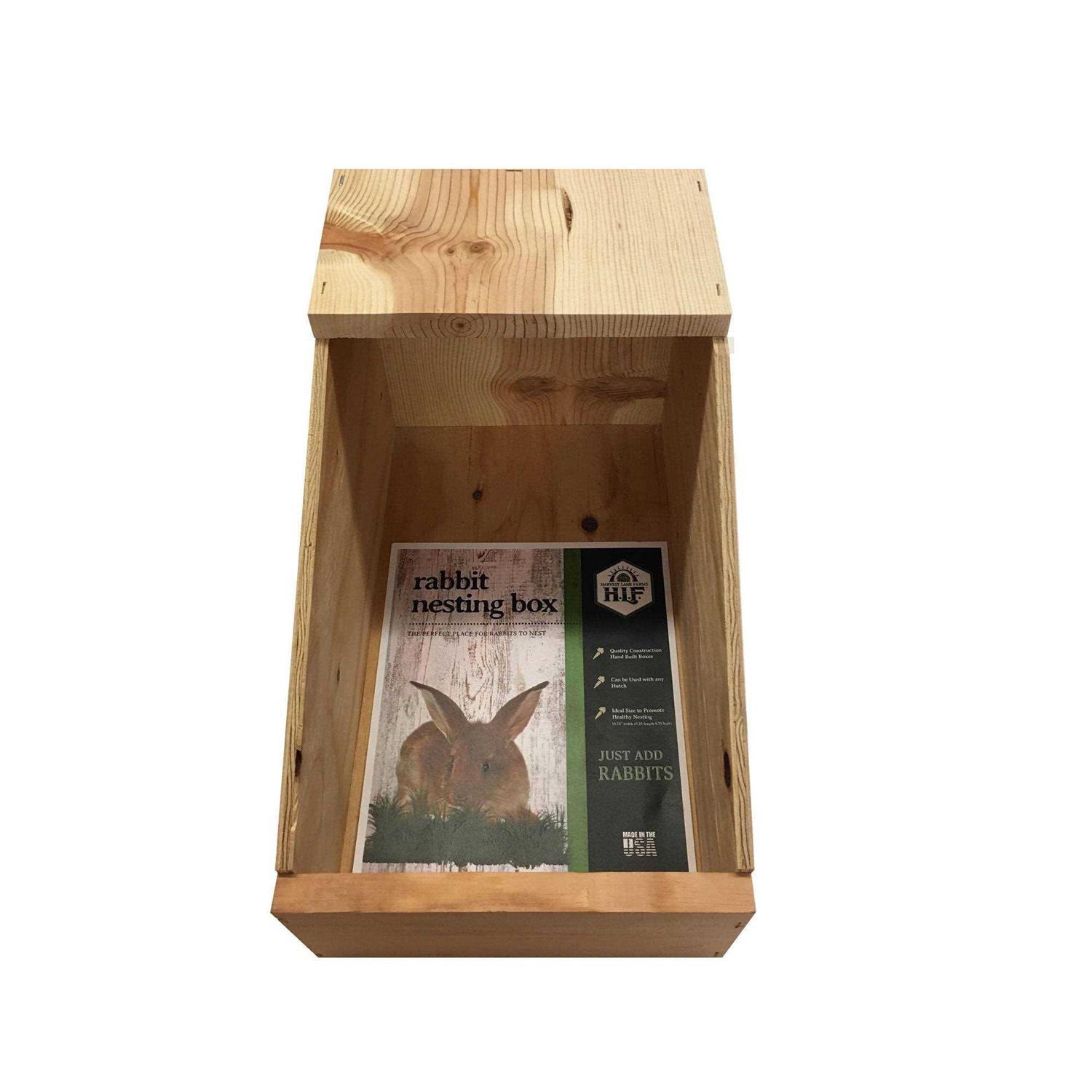 Harvest Lane Honey Rabbit Nesting Box - Pet Supplies online store