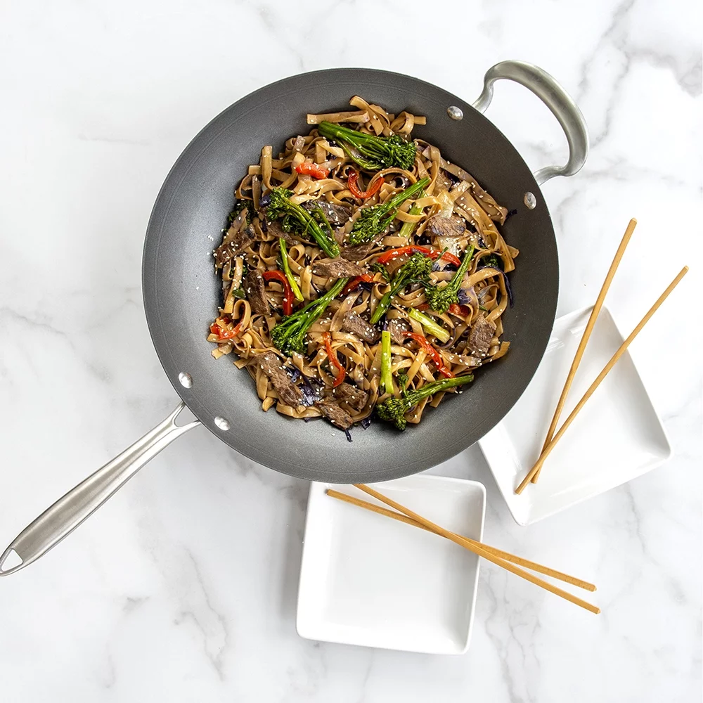 Nordic Ware Asian Spun Wok, 14