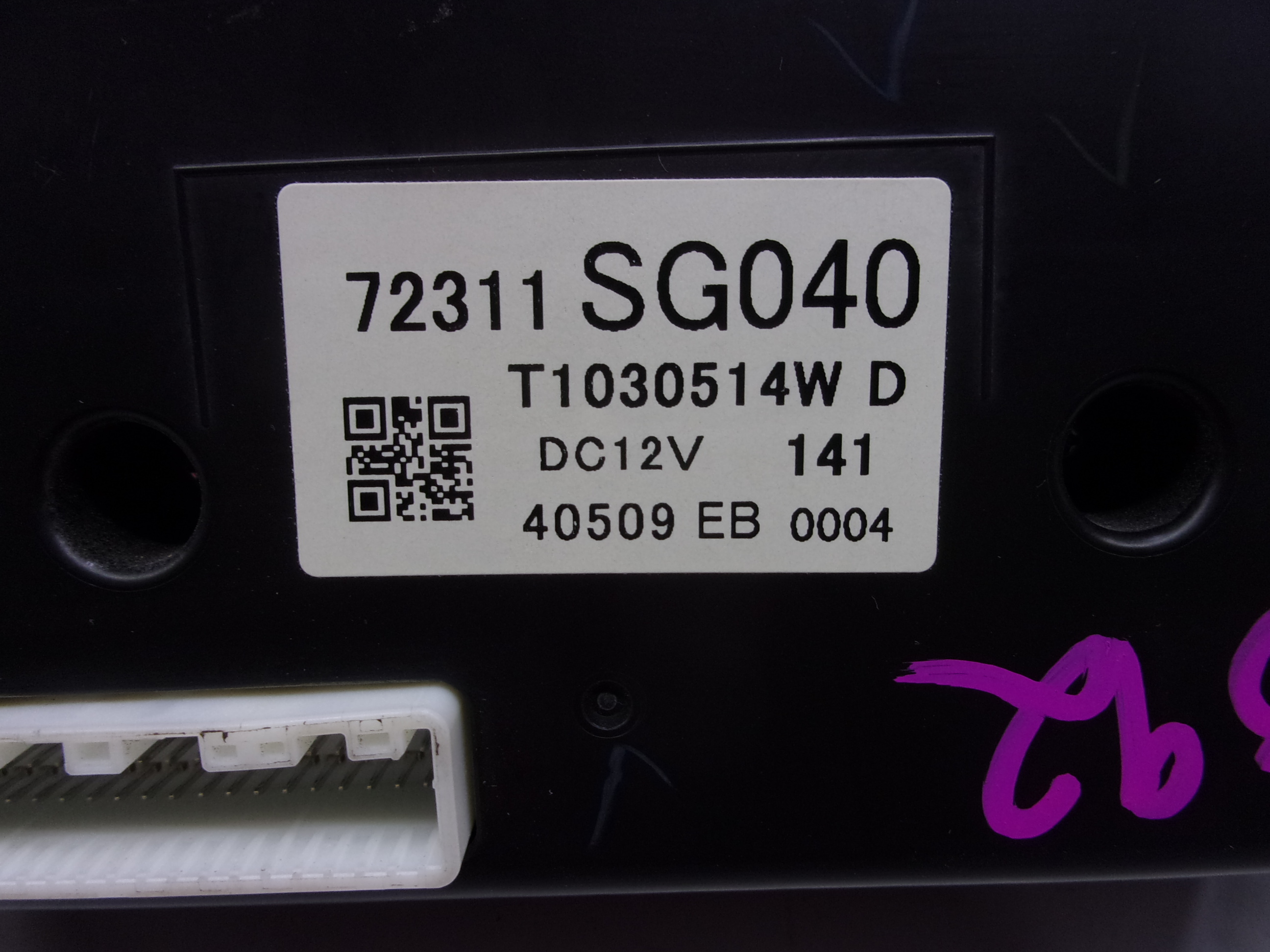 Pre-Owned 2014-2015 Subaru Forester Climate AC Heater Temperature Control 72311SG040 OEM (Good)