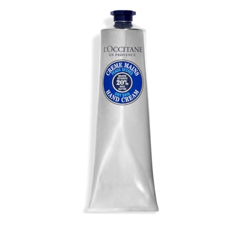 L'OCCITANE 20% Organic Shea Butter Hand Cream, Nourishes & Protects Dry Hands, Fast-Absorbing, Non-Greasy, Leaves Skin Moisturized & Soft, Vegan
