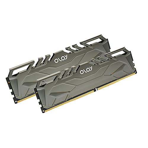 OLOy DDR4 RAM 16GB (2x8GB) 3200 MHz CL16 1.35V 288-Pin Desktop Gaming UDIMM (MD4U0832160BJ0DA)