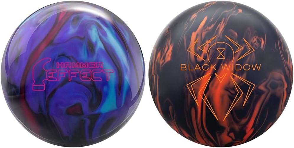 Hammer Effect Bowling Ball 14lbs and Black Widow 3.0 Bowling Ball 14lbs Bundle