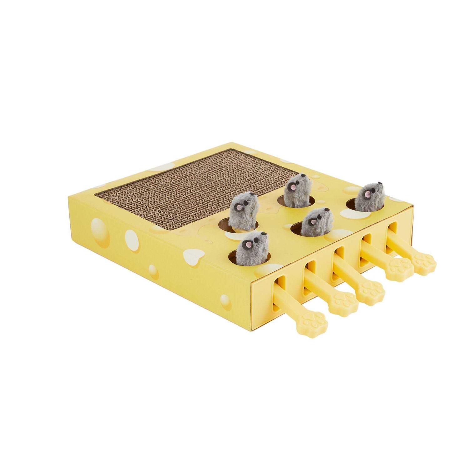 Whisker City Whackamouse Corrugate Scratcher Cat Toy - Pet Supplies online store