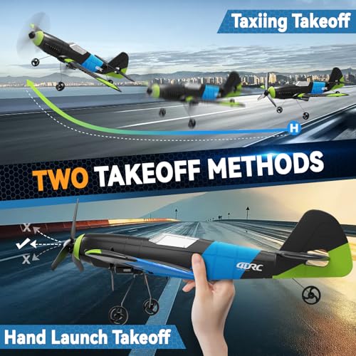 4DRC G8 Foam RC Plane Remote Control Airplane for Kids Adults, RC Airplane Helicopter Fighter Jet with 6-Axis Gyro, Light, Helicopter Plane Toy Gifts for Adults Kids Beginners