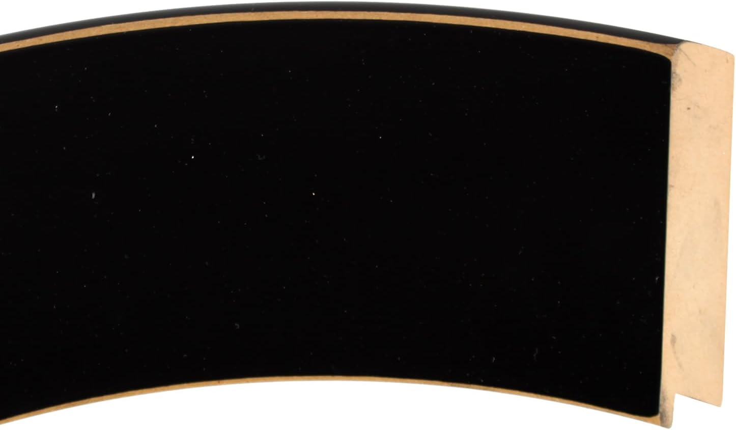 Round Beveled Wall Mirror for Home Decor - Boulevard Style - Rubbed Black - 38x38 Outside Dimensions
