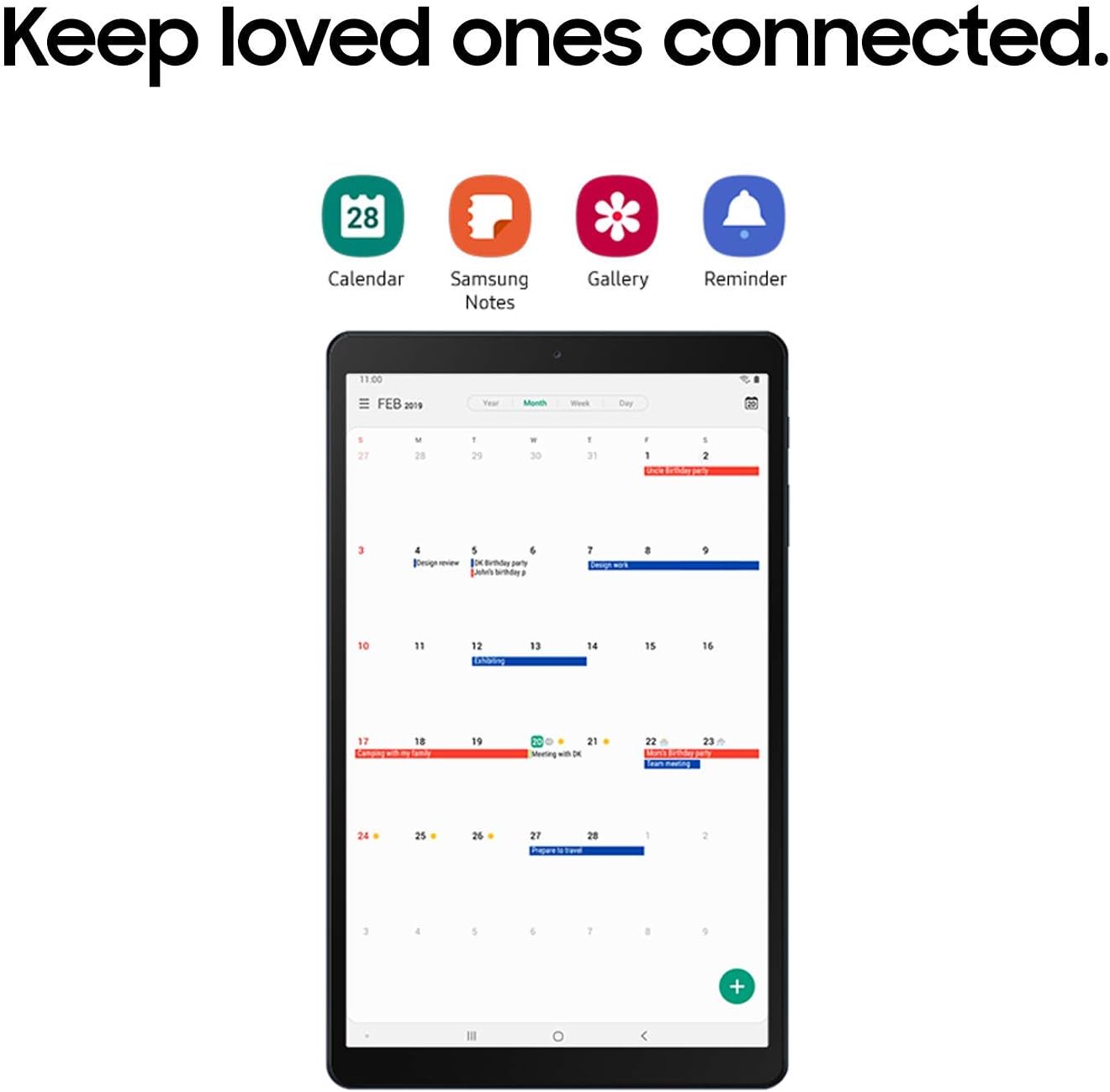 Samsung Galaxy Tab A 10.1 32 GB WiFi Tablet Black (2019) (Renewed)