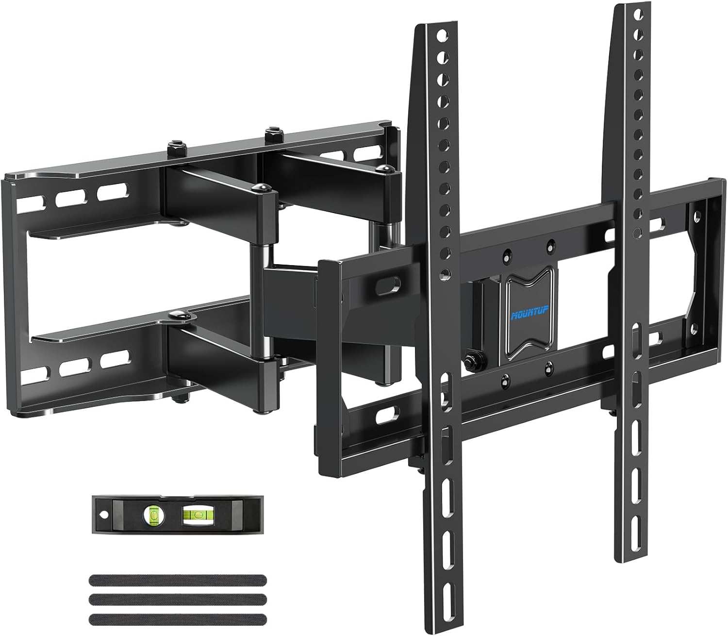 MOUNTUP UL Listed TV Wall Mount, Full Motion TV Wall Mount for Most 26-65 Inch Flat/Curved TV Fit 16