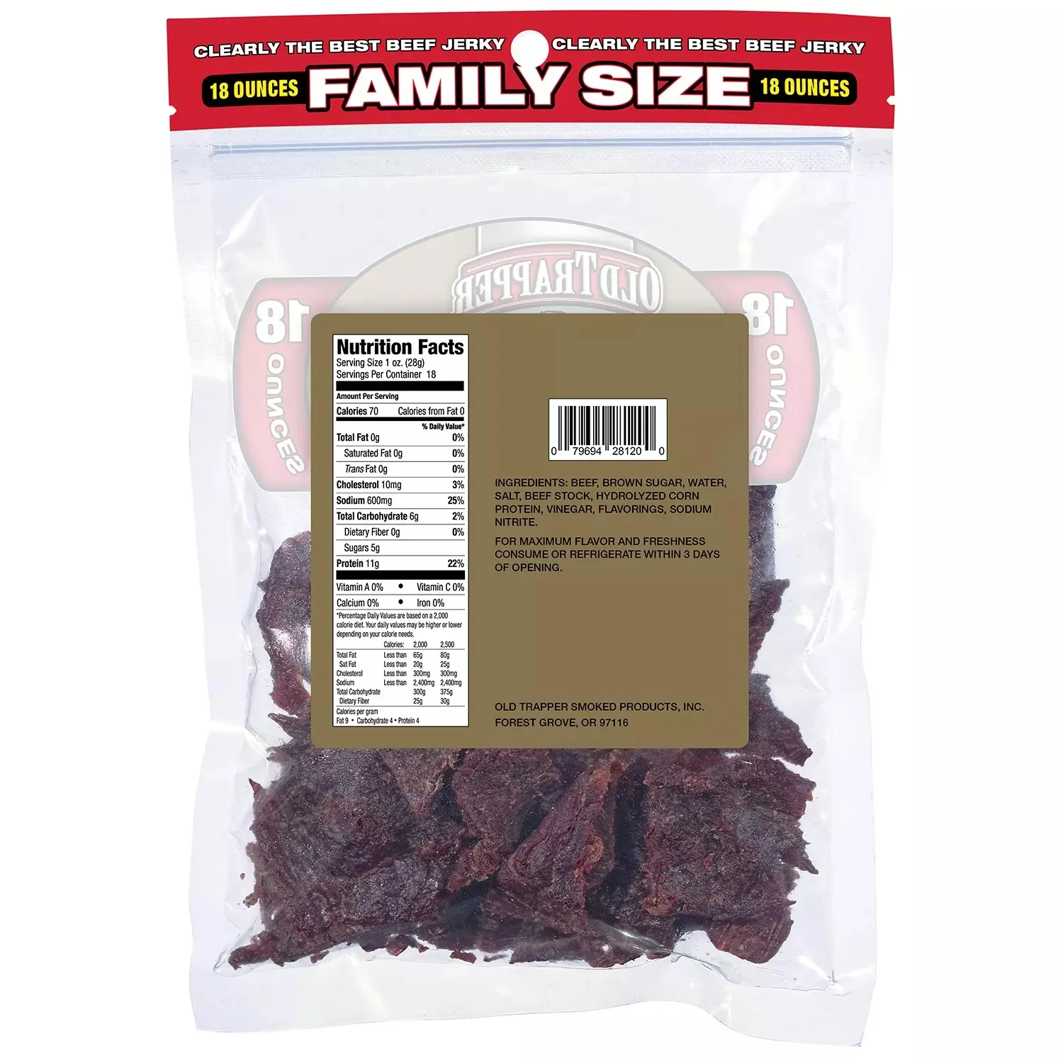 Old Trapper Old Fashioned Beef Jerky (18 Ounce)