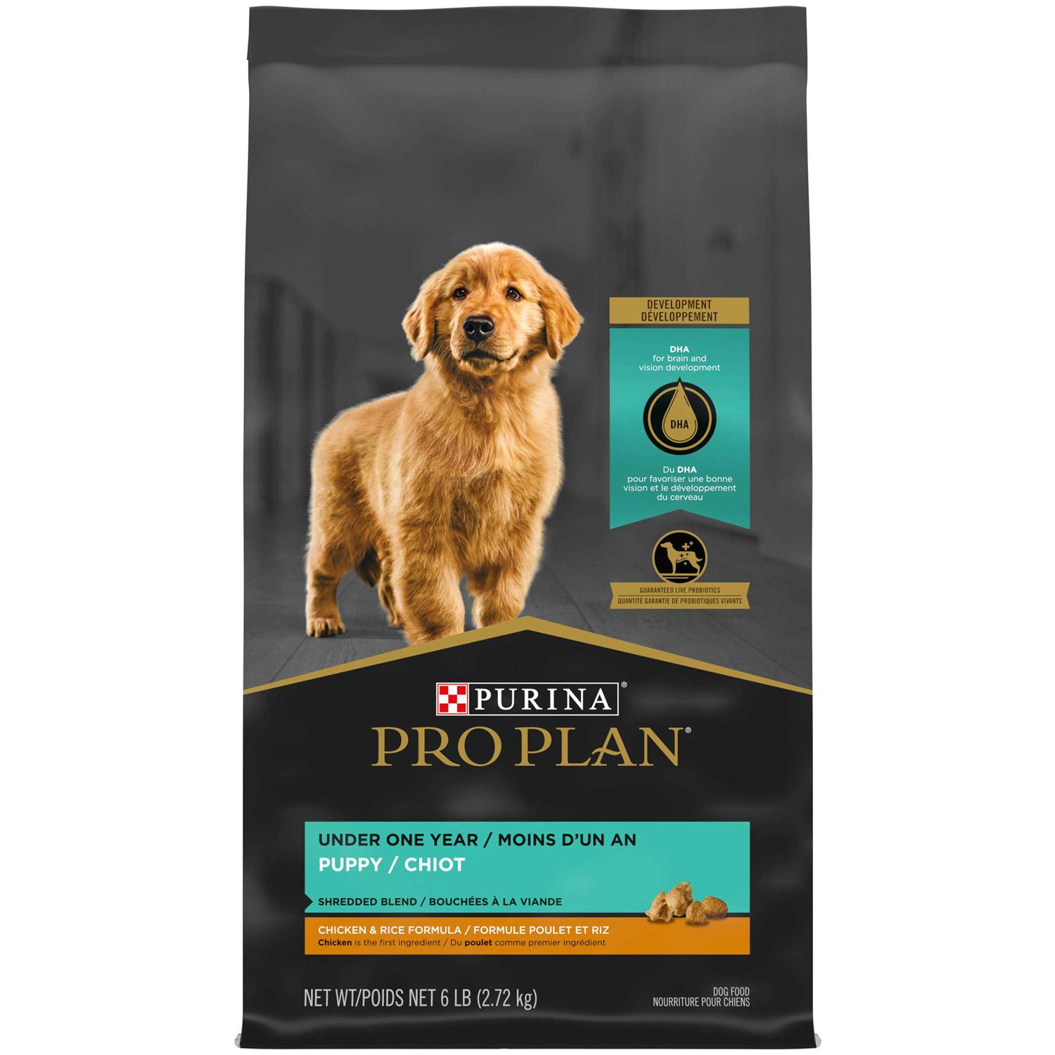 Purina Pro Plan Shredded Chicken & Rice Formula Puppy Dry Dog Food - Pet Supplies online store
