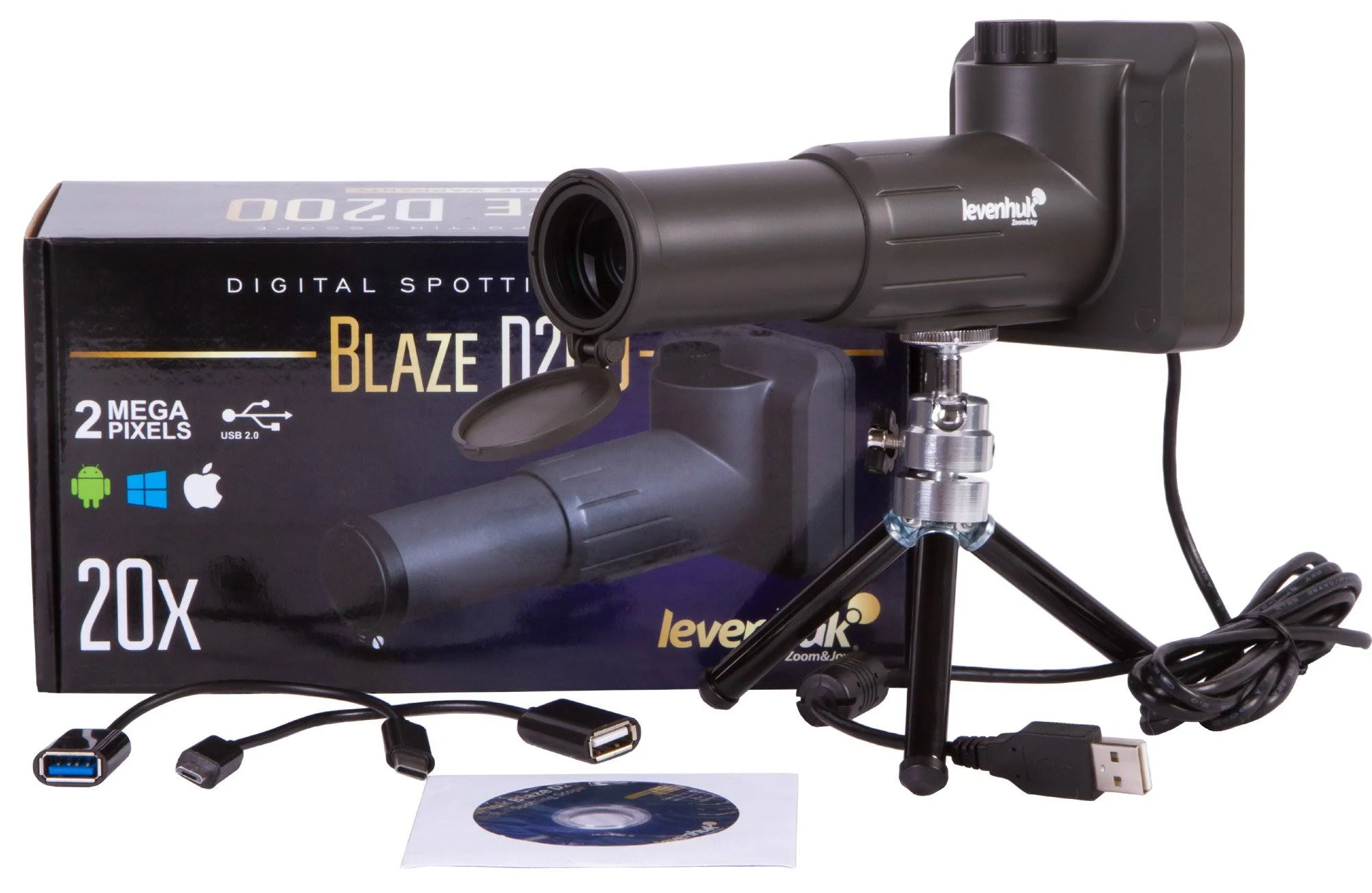 Levenhuk, 73810, Blaze D200 Digital Spotting Scope
