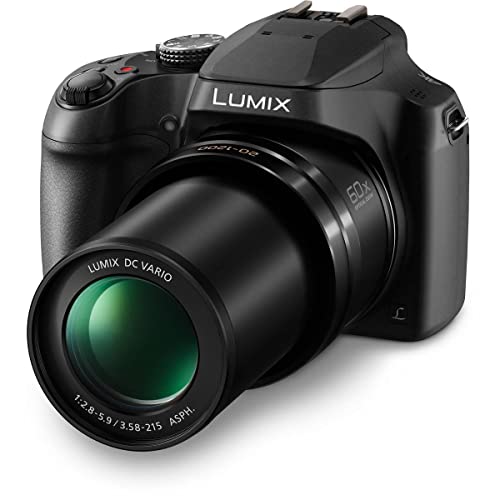 Panasonic LUMIX FZ80D Compact Camera with 20-1200mm Zoom Lens, Point and Shoot Digital Camera with 4K Video/Photo Recording and Power Optical Image Stabilizer - DC-FZ80D