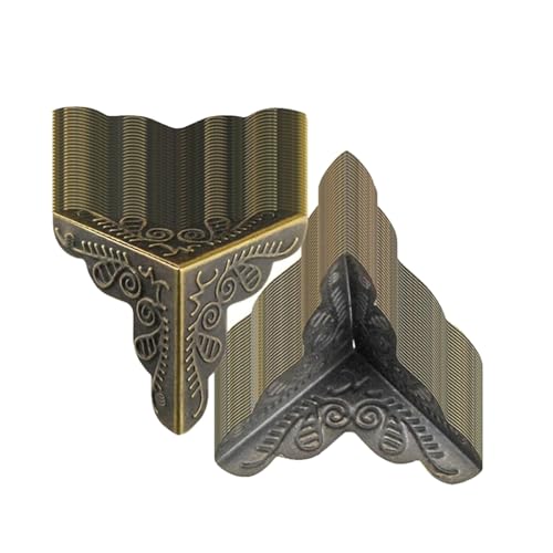 100PCS Stair Dust Corners Decorative Stair Dust Corners for Wooden Steps Antique Dust Corners for Stairs Corners for Stairs Home Decor (A, One Size)