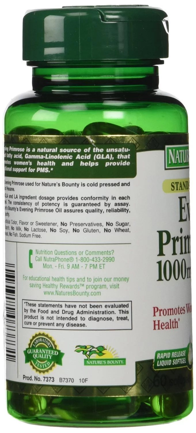 6 Pack - Evening Primrose Oil 1000 mg Softgels 60 ea
