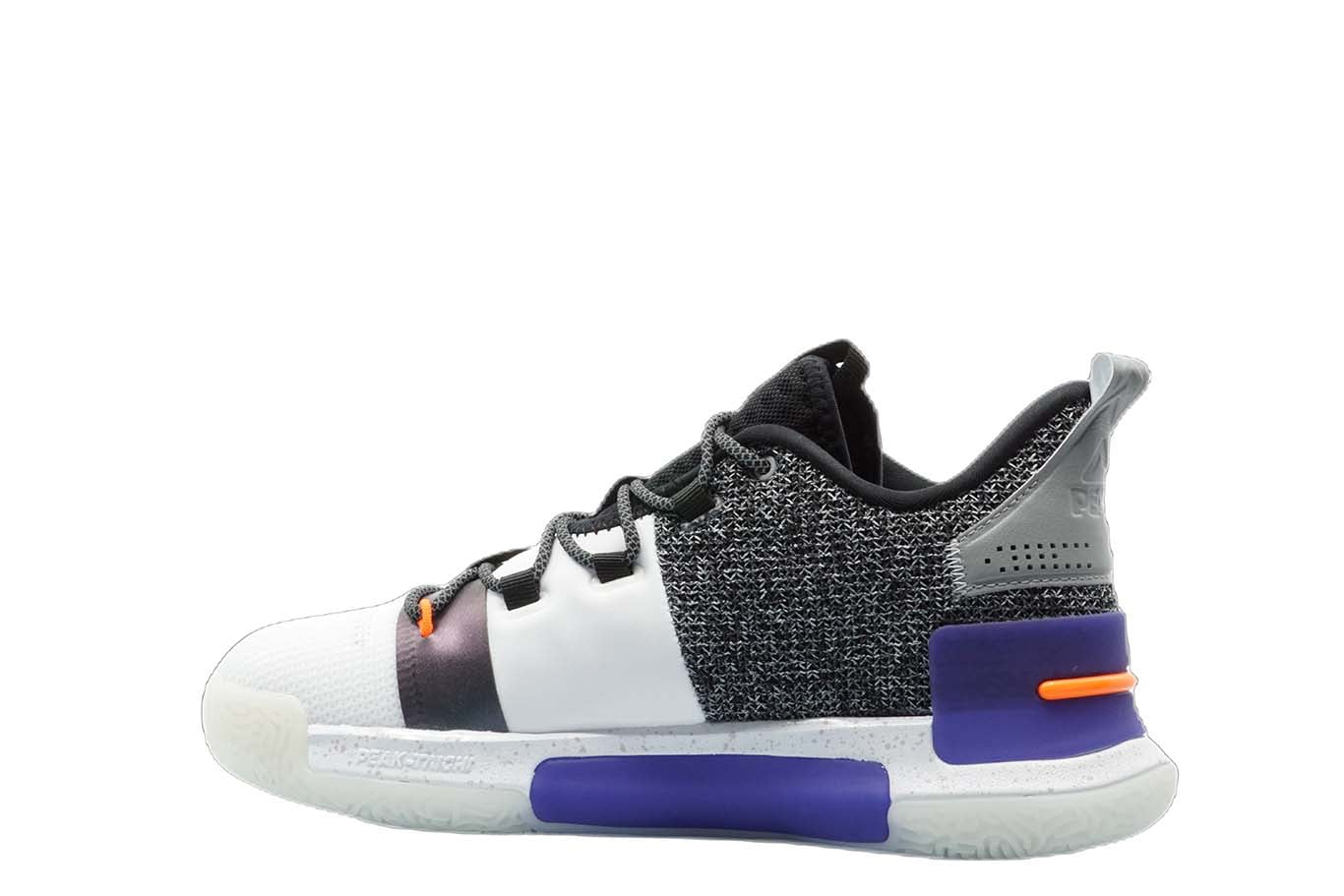 [E94451] Mens Peak Taichi Flash Lou Williams Team White Purple Basketball Shoes - 7