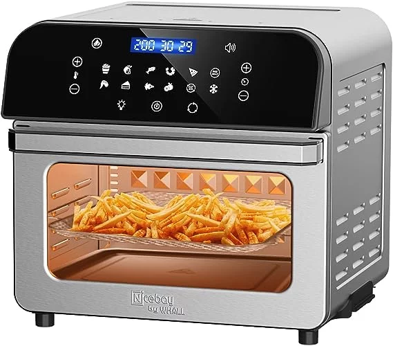 Open Box Whall Air Fryer Oven 12QT 12-in-1 Air Fryer Convection Oven NSE1201 - Silver