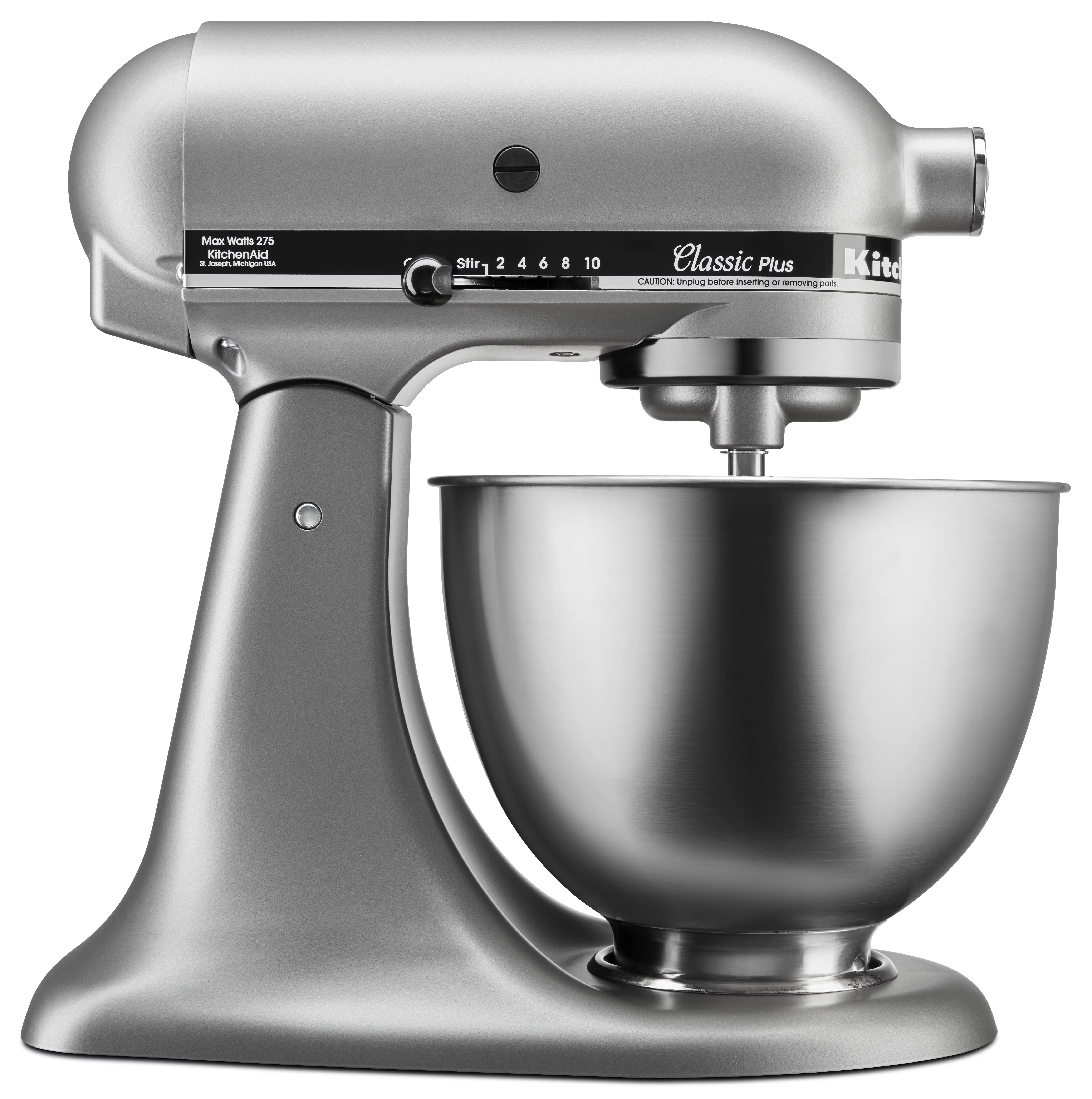 KitchenAid Classic Series 4.5 Quart Tilt-Head Stand Mixer - Silver