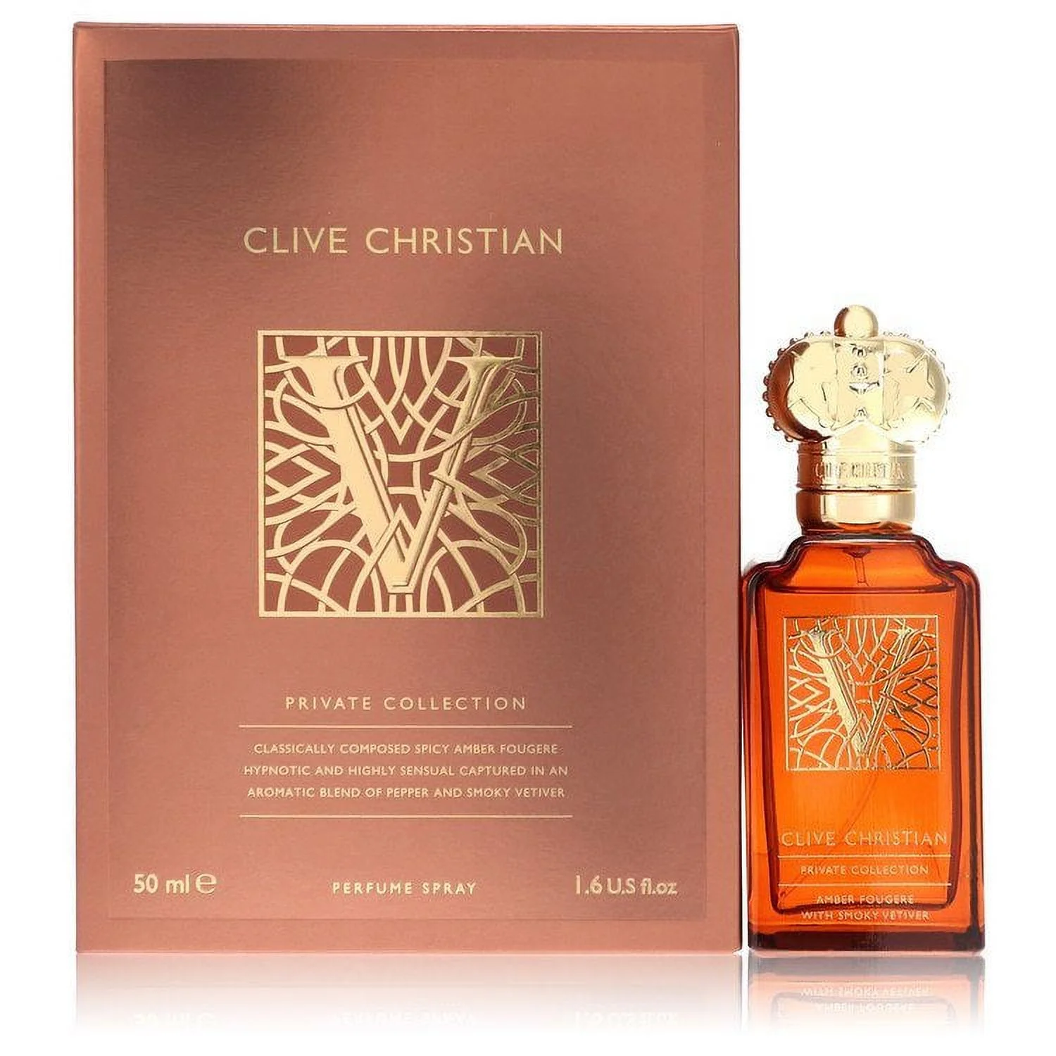 Clive Christian V Amber Fougere Eau De Parfum Spray for Men - Exotic Oriental Fragrance