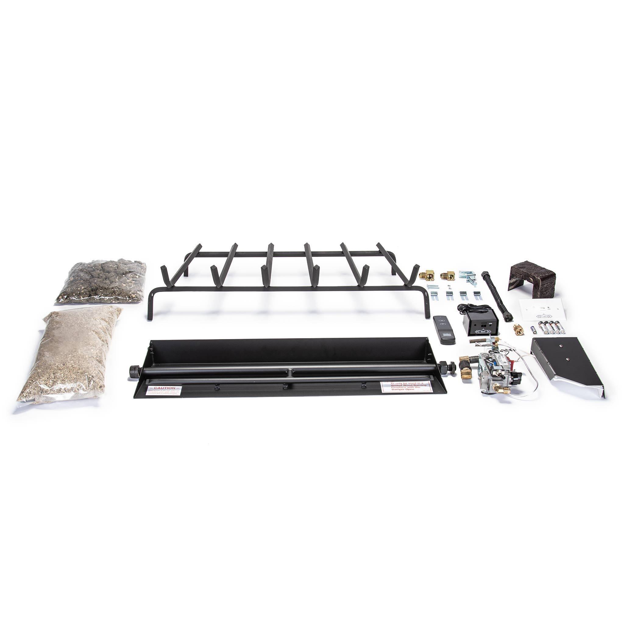 Real Fyre Vented G45 Fireplace Burner - 30x22