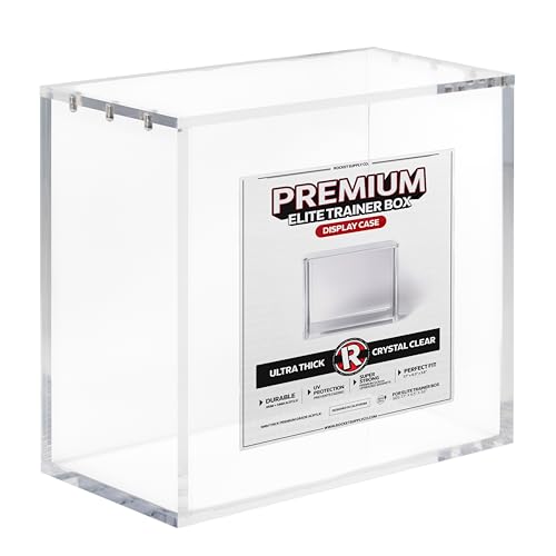 Premium ETB Magnetic Acrylic Display Case - Compatible with Pokemon Elite Trainer Box
