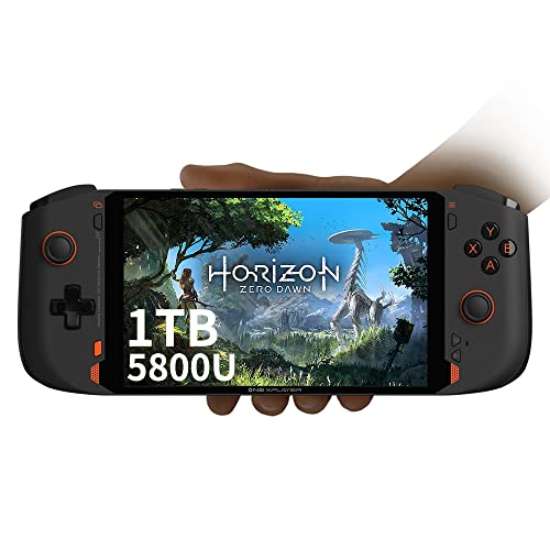OneXPlayer Mini [AMD R7-5800U- 1TB M.2 SSD] 7 Inches Handheld PC Video Game Console One X Player Portable Win 11 OS Laptop 1920x1200 Mini Pocket Tablet PC 16GB RAM