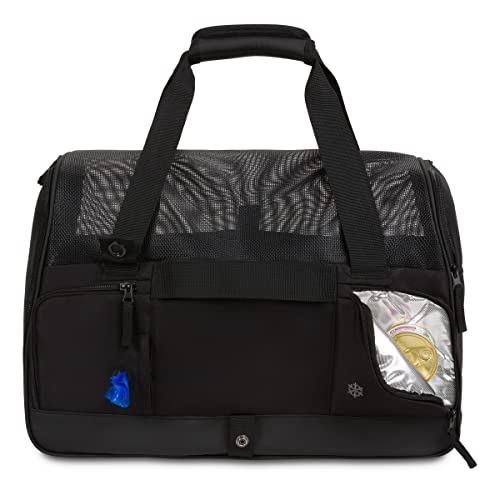 SwissGear 3323 Carry-On Pet Carrier Airline-Approved Dog Carrier & Cat Carrier, 18.5 x 10 x 10