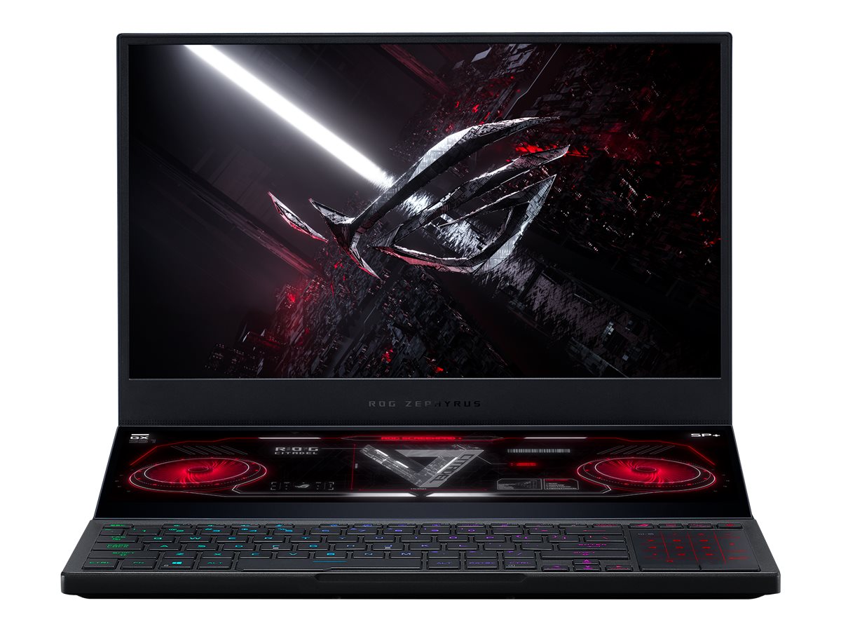 Asus ROG Zephyrus Duo 15 SE 15.6" Full HD Gaming Laptop, AMD Ryzen 7 5800H, 16GB RAM, NVIDIA GeForce RTX 3060 6 GB, 256GB SSD, Windows 10 Home, Off Black, GX551QM-ES76