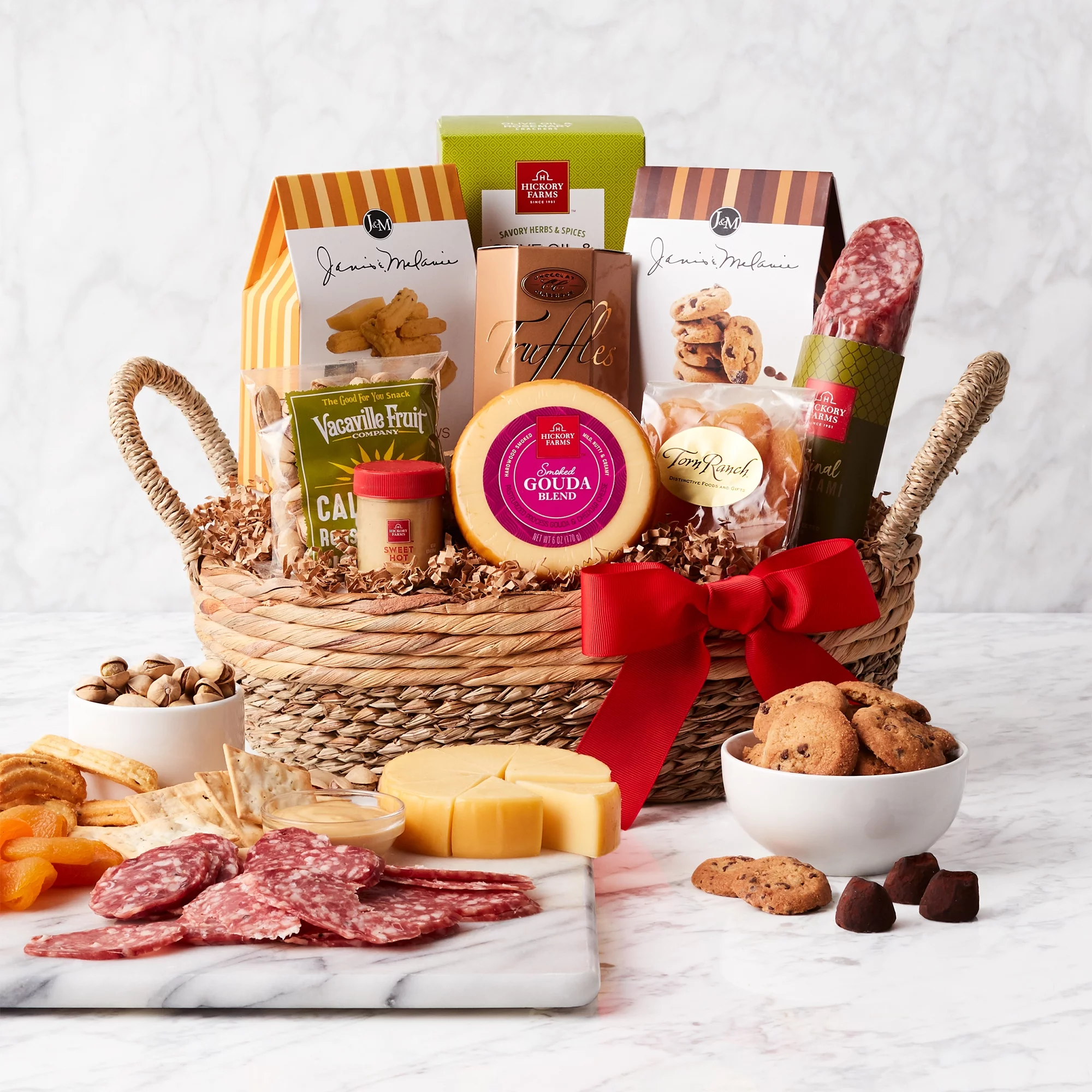 Decadent and Savory Delights Sausage and Cheese Gift Sampler
