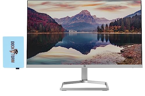 HP M22f 22” 1080P FreeSync Monitor 2D9J9AA#ABA Bundle with Docztorm Dock, 22